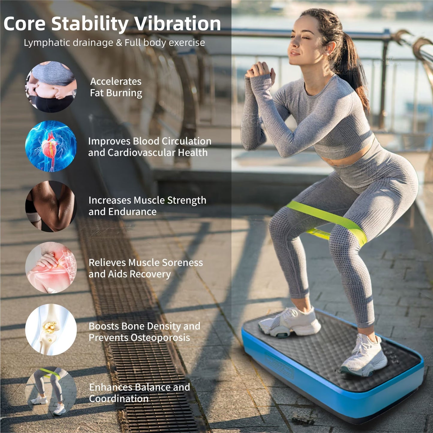 Vibration Plate Exercise Machine